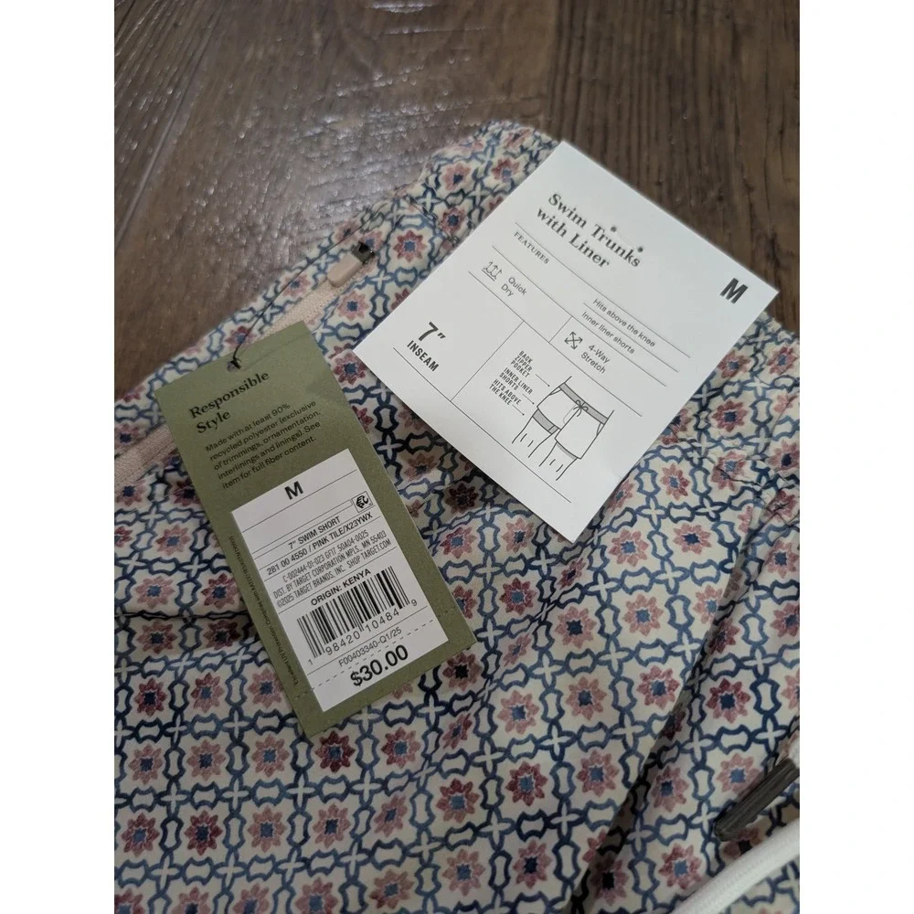 Goodfellow Swim Trunks Mens Medium NWT 7